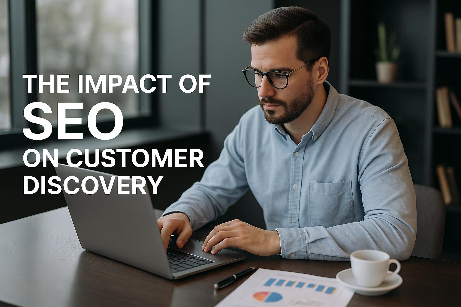 AI-generated image: Create a professional image for the section titled "The Impact of SEO on Cust...
