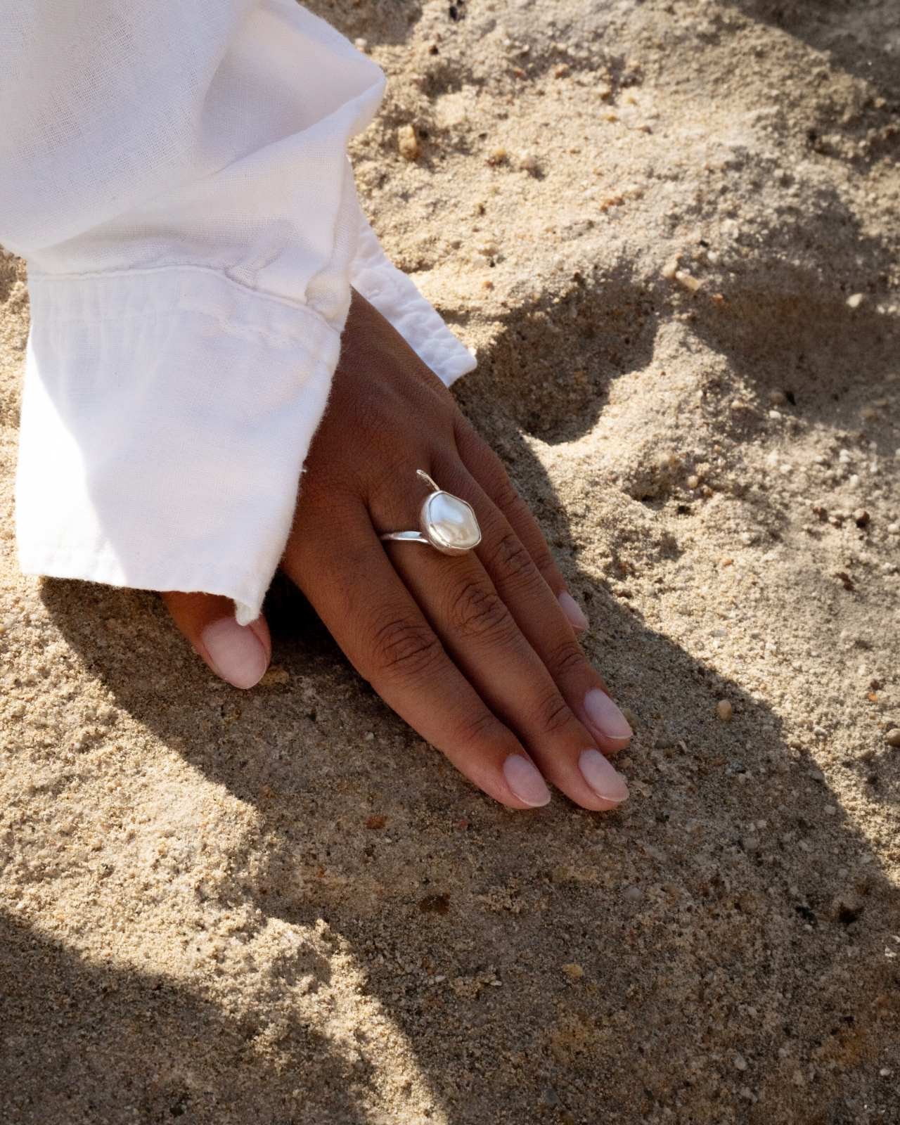 Pinelopi Makri Studio Jewellery Pearl Ring