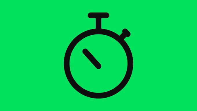 Stopwatch icon representing the executive search hiring timeline