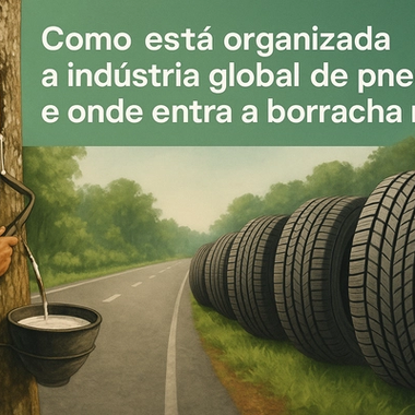 Como está organizada a indústria global de pneus