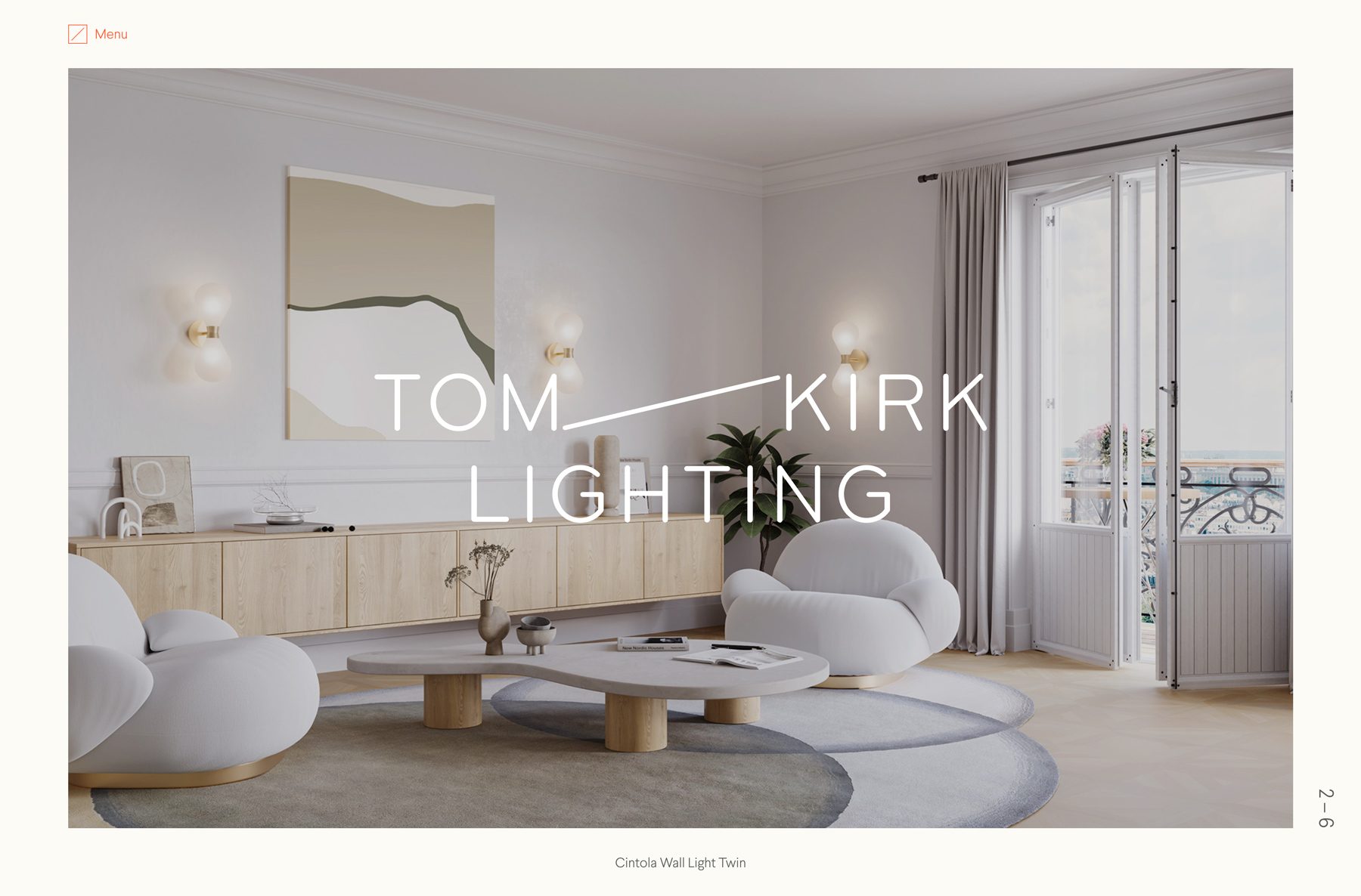 Tom Kirk Lighting website