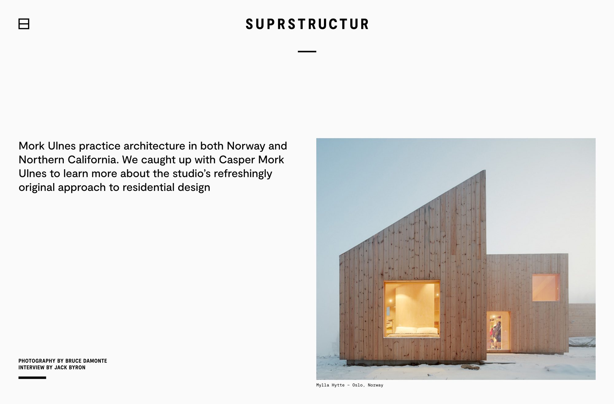 Suprstructur website