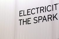 Electricity exhibition graphics