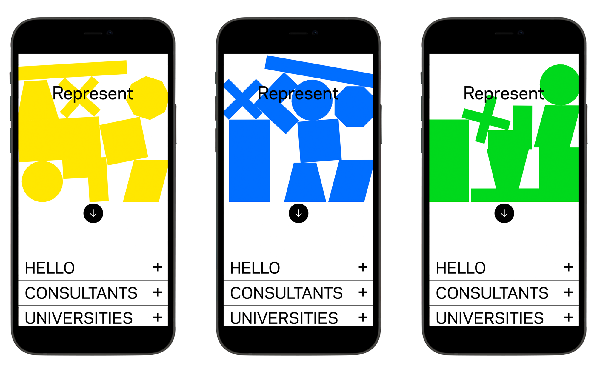 Represent website design