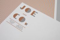 Joe and Co. stationery