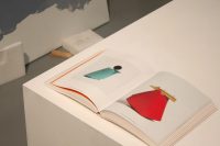 Book photographed in the artist’s studio