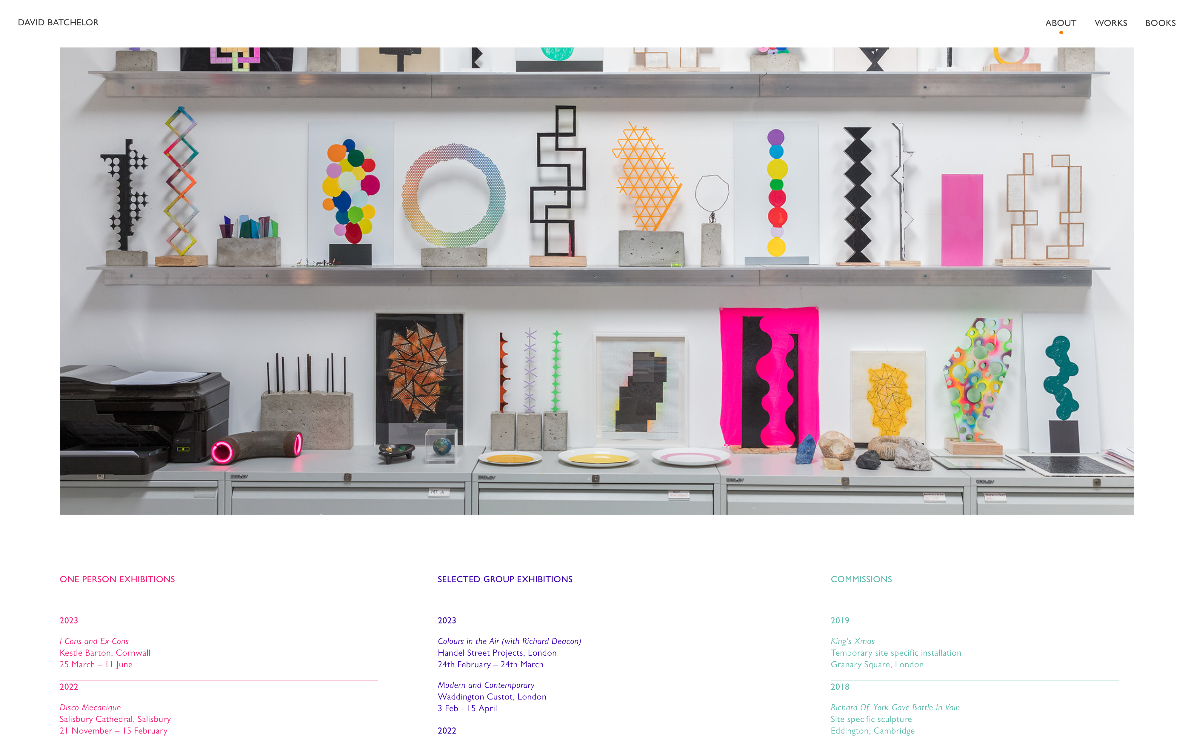 David Batchelor website