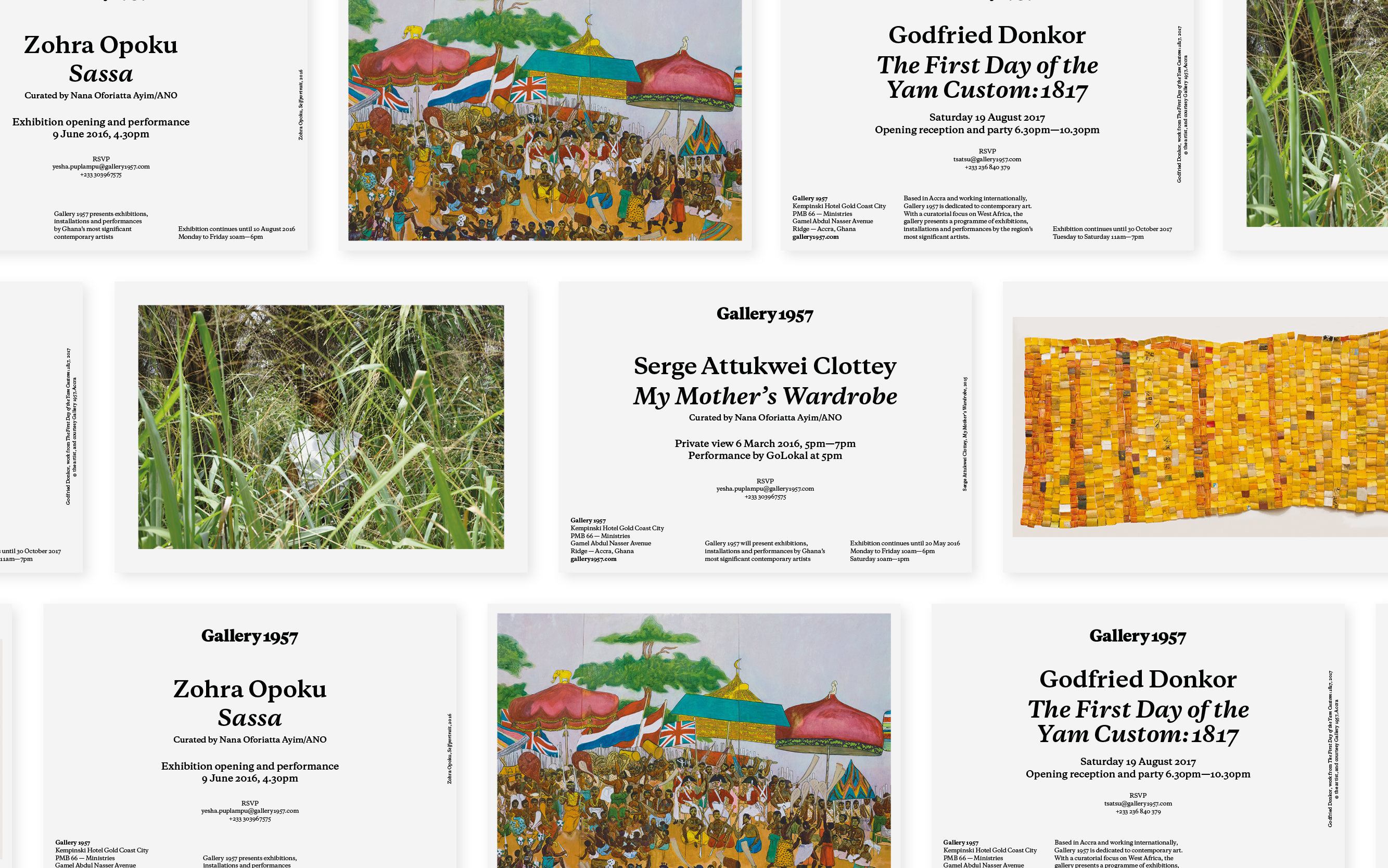 Gallery 1957 invitations