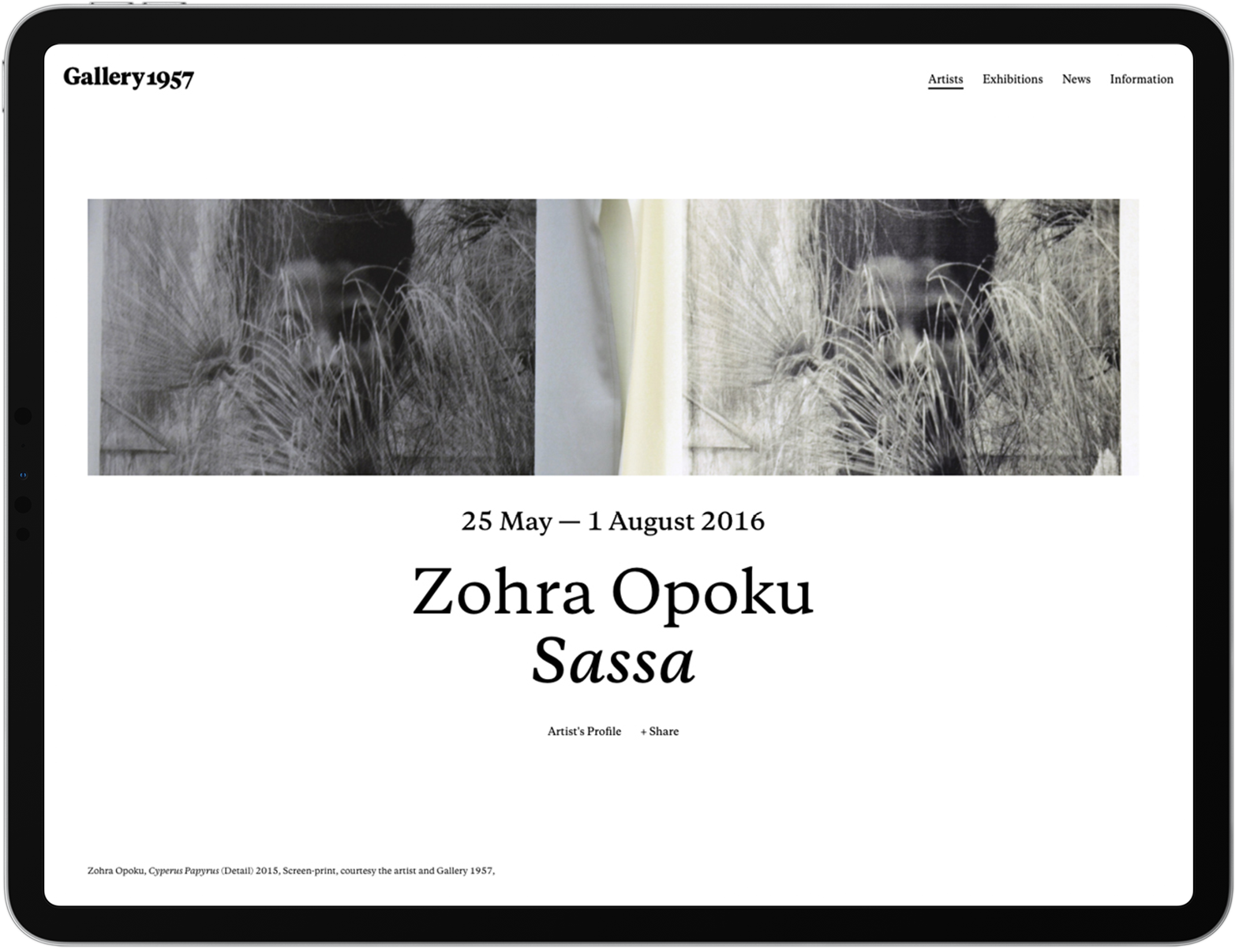 Gallery 1957 website