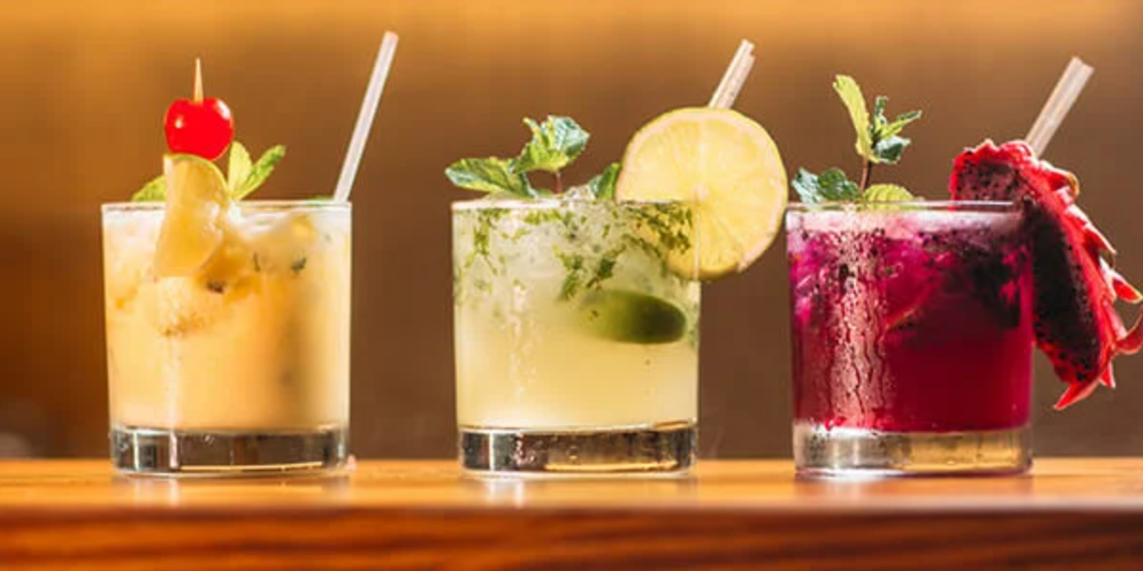 Cocktails et bière sans alcool