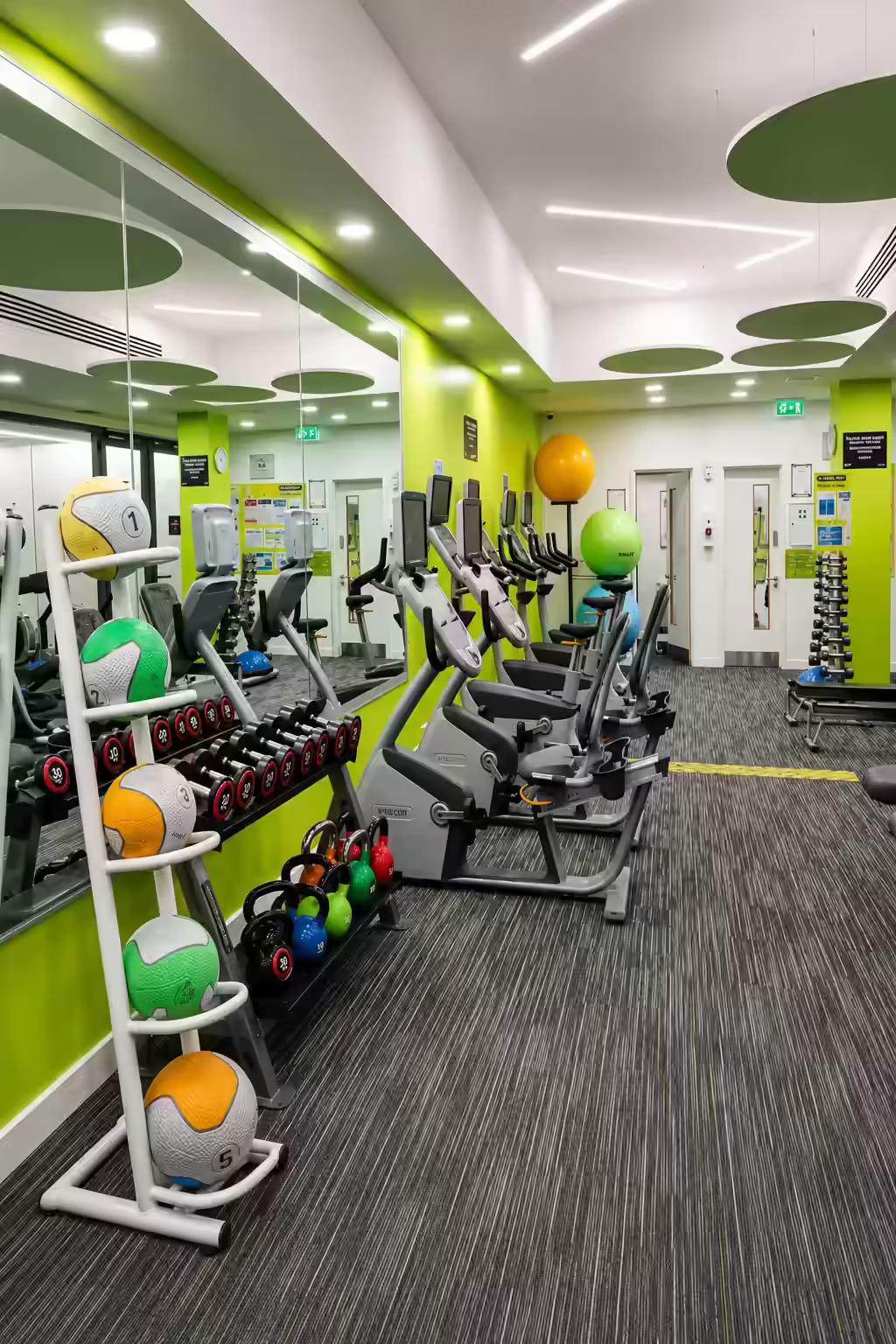 The Physio Lounge on-site treatment room at the United Utilities Lingley Mere campus