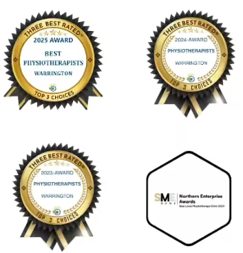 The Physio Lounge Winwick — clinic award recognitions