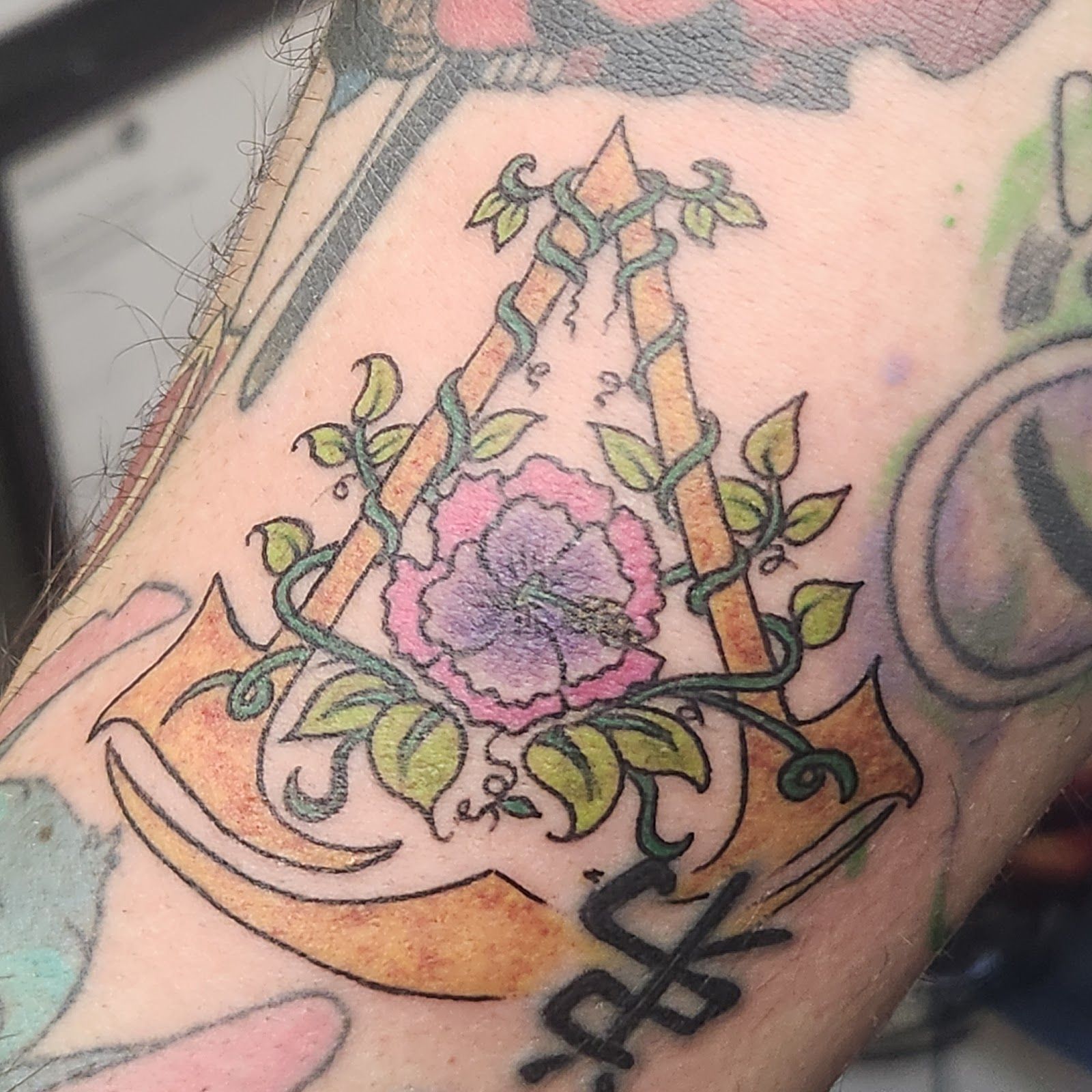 Black Lotus Tattoo, mechanic at work