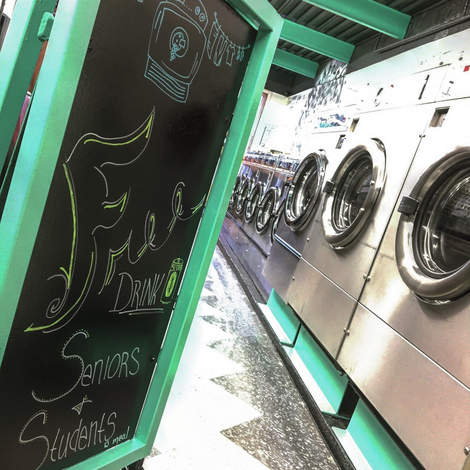 Neighbourhood Laundromat Cafe customer