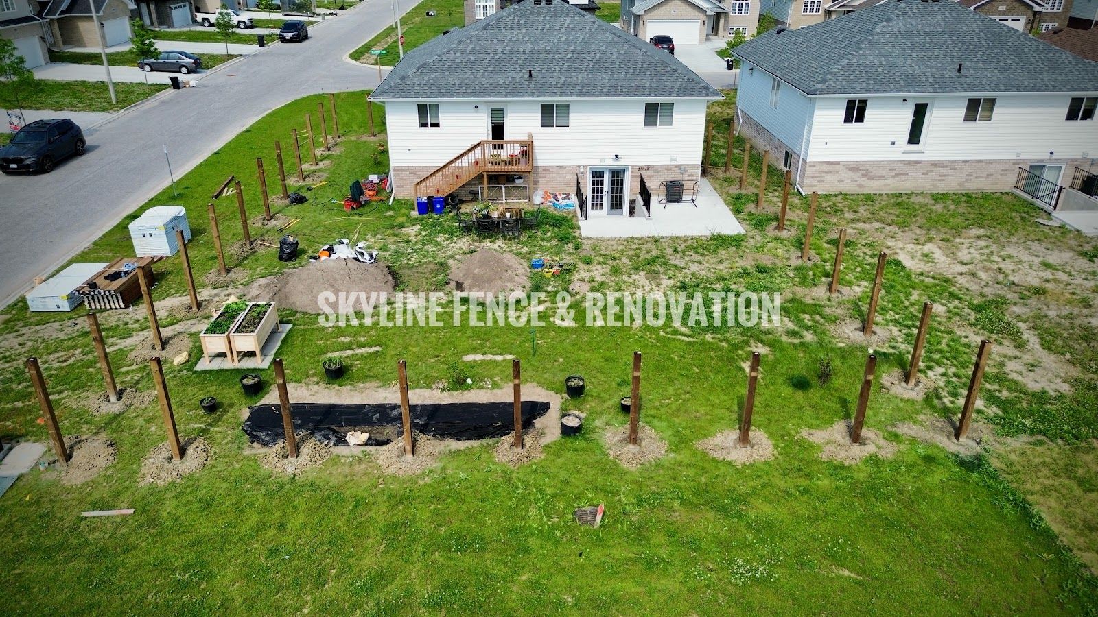 Skyline Fence & Renovation INC., mechanic at work