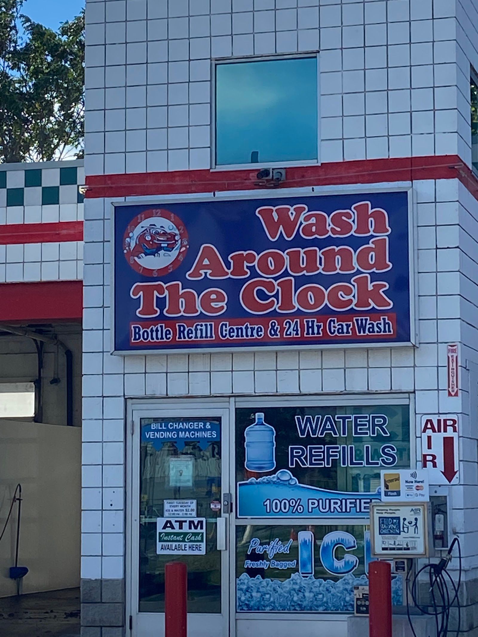 Wash Around Clock