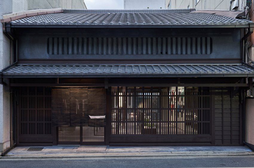  Exterior of the Issey Miyake shop in  Kyoto