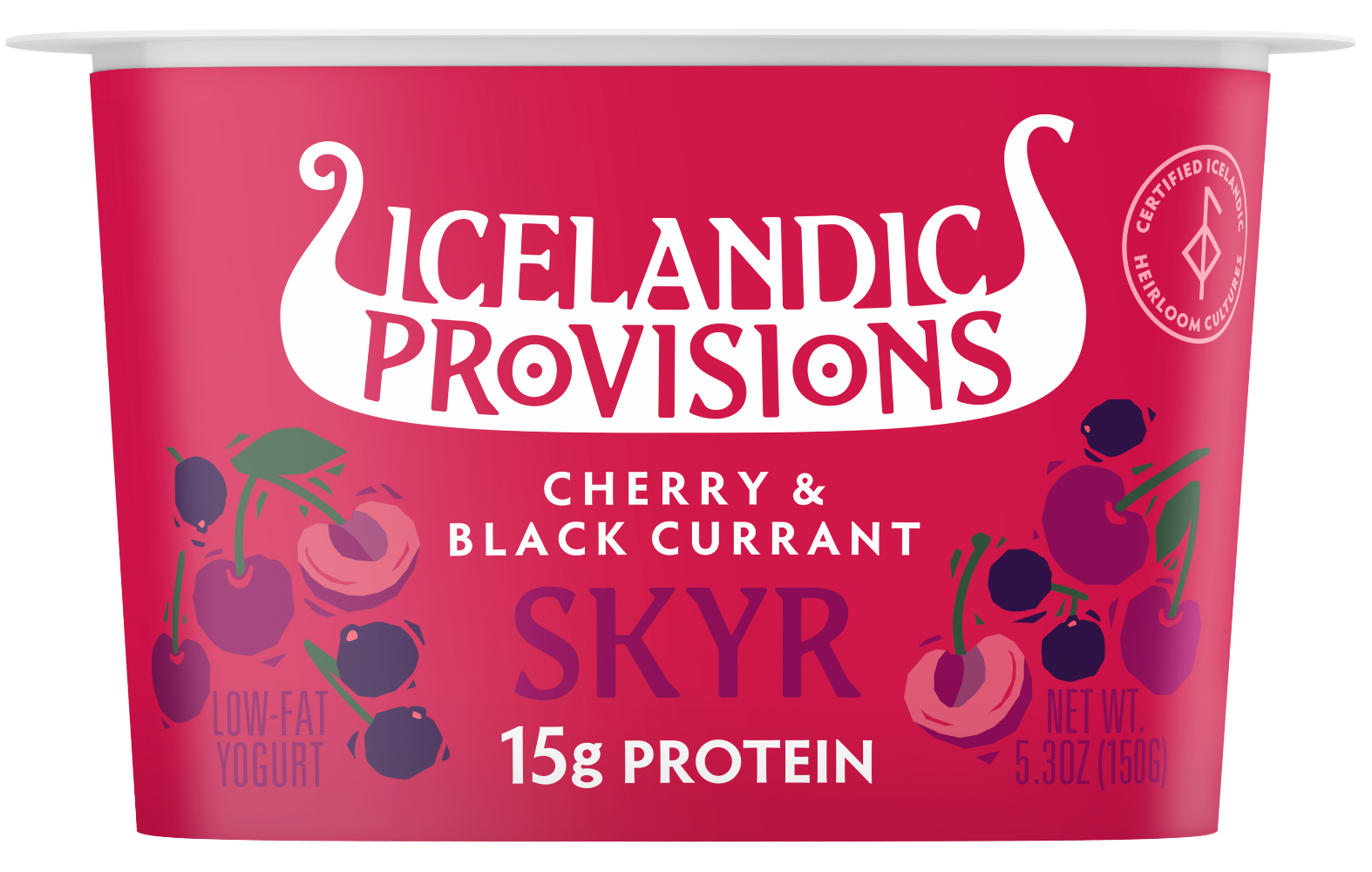 Cherry & Black Currant Skyr | Icelandic Yogurt | Icelandic Provisions