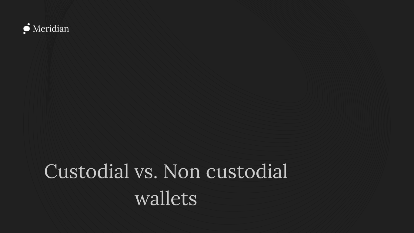 Custodial vs. Non custodial wallets