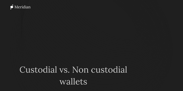 Custodial vs. Non custodial wallets