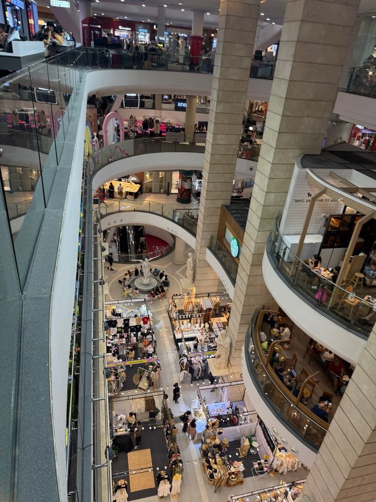 inside a mall