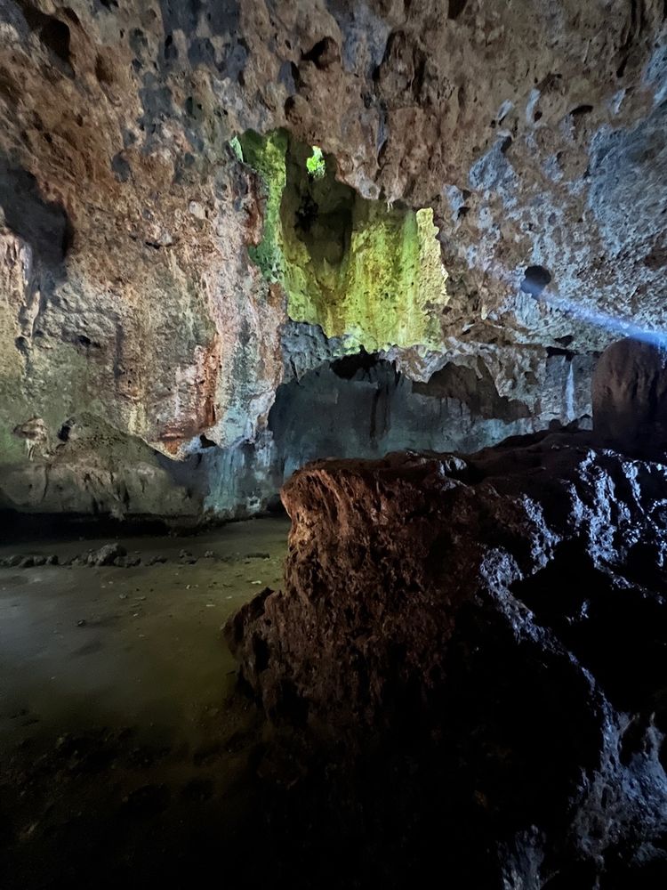 inside of cave