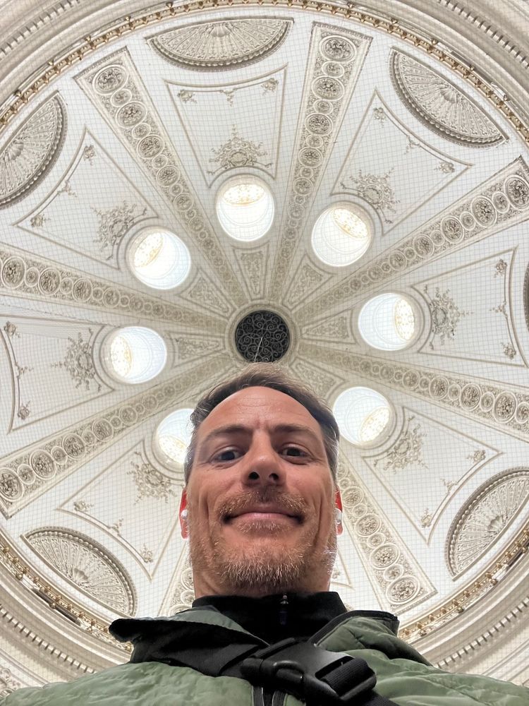 selfie from below