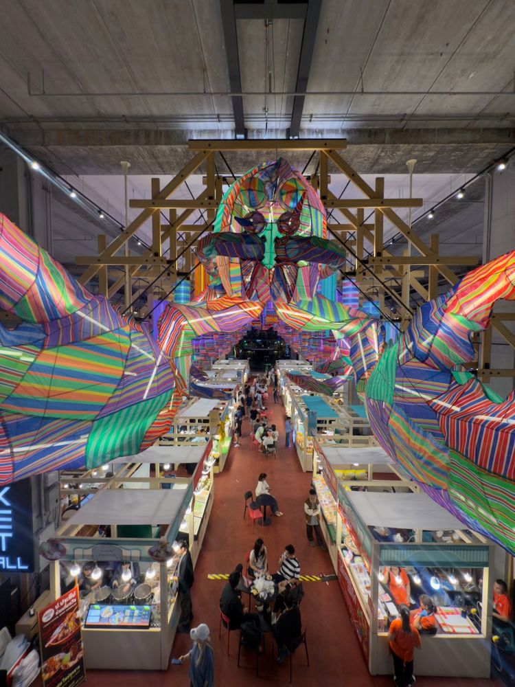 inside a mall