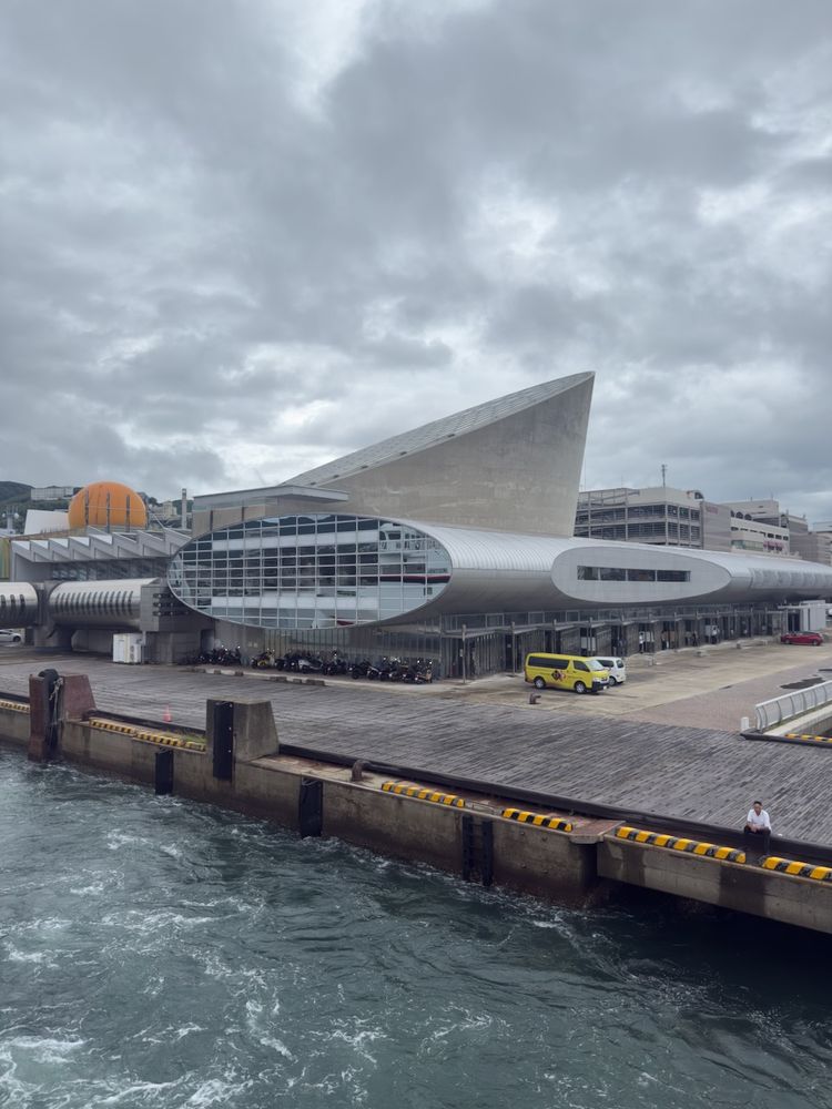 ferry port as viewed from ferry
