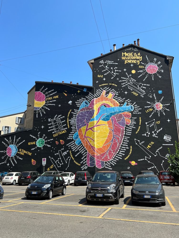 mural about music