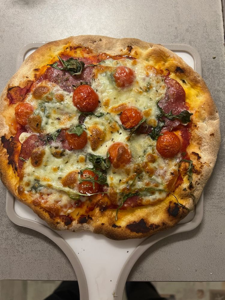 pizza after baking