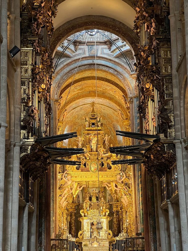 alter in Santiago de Compostela cathedral