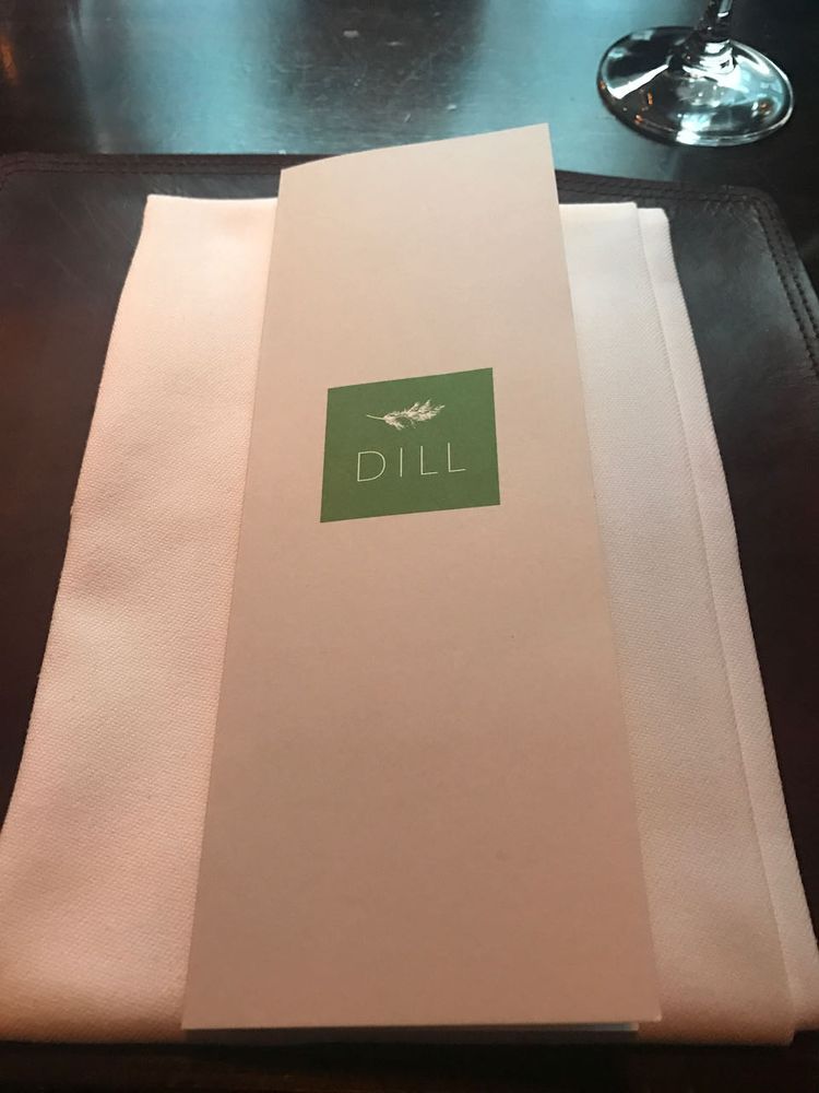 dill restaurant menu
