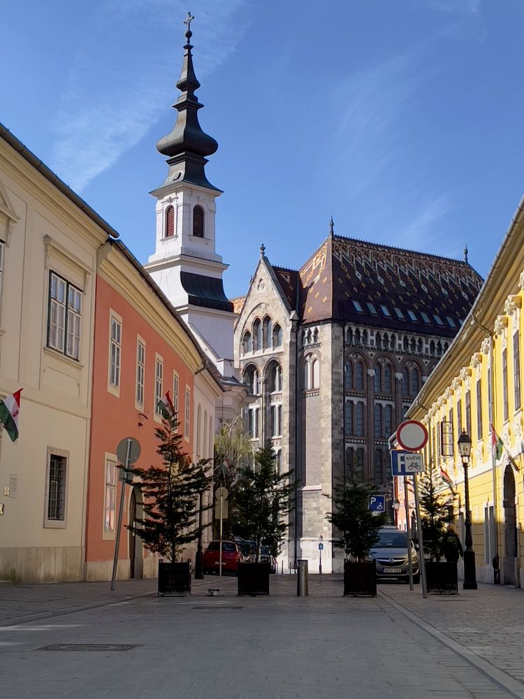 colorful buildings in old town