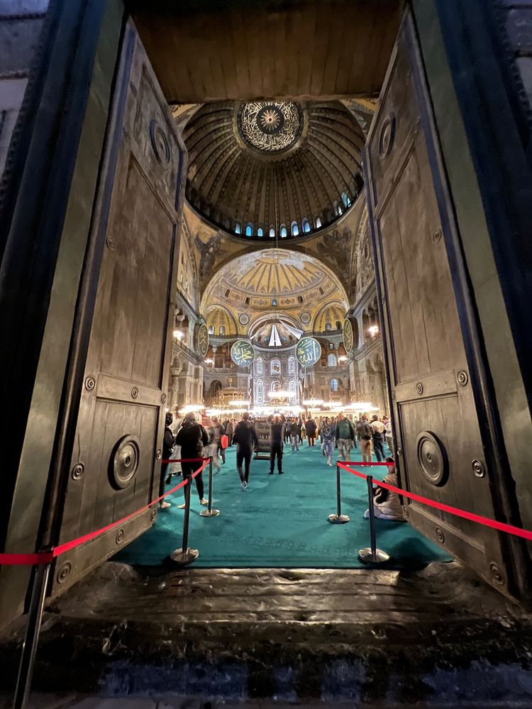 doorway into Hagia Sophia