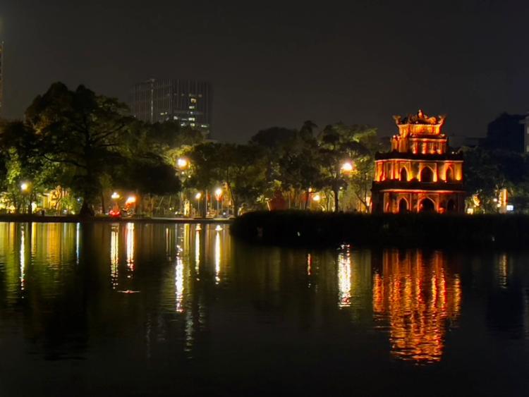 temple at night