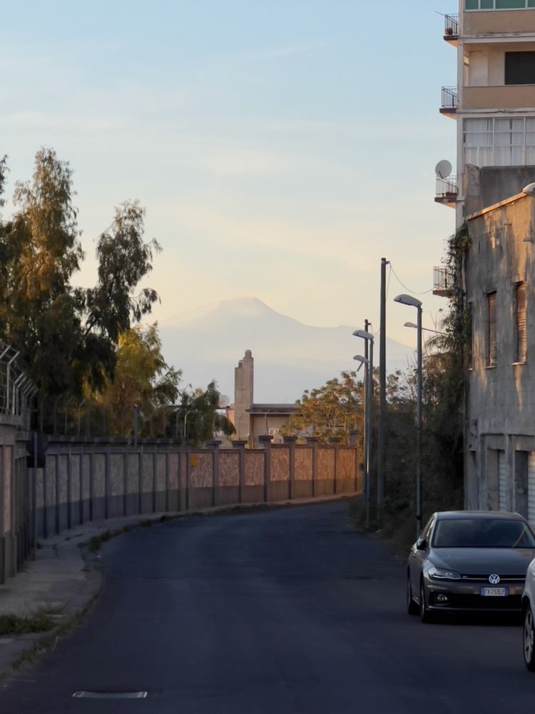 mt. etna from street