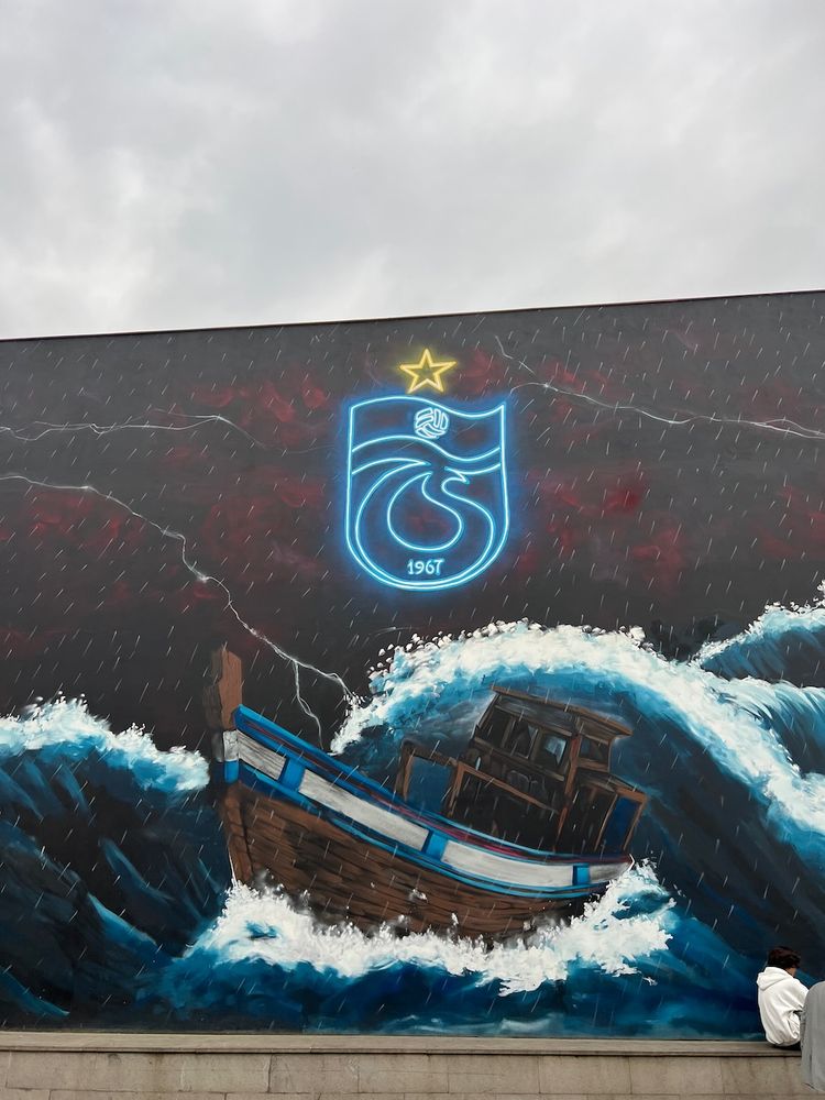 mural about football team