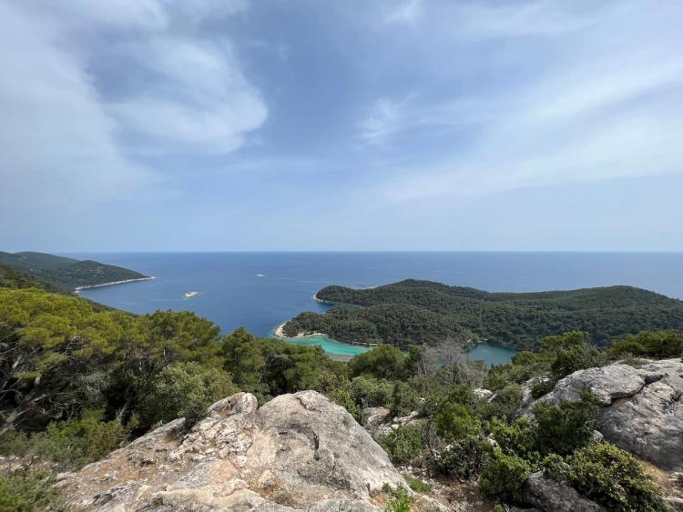harbor view from Mljet National Park