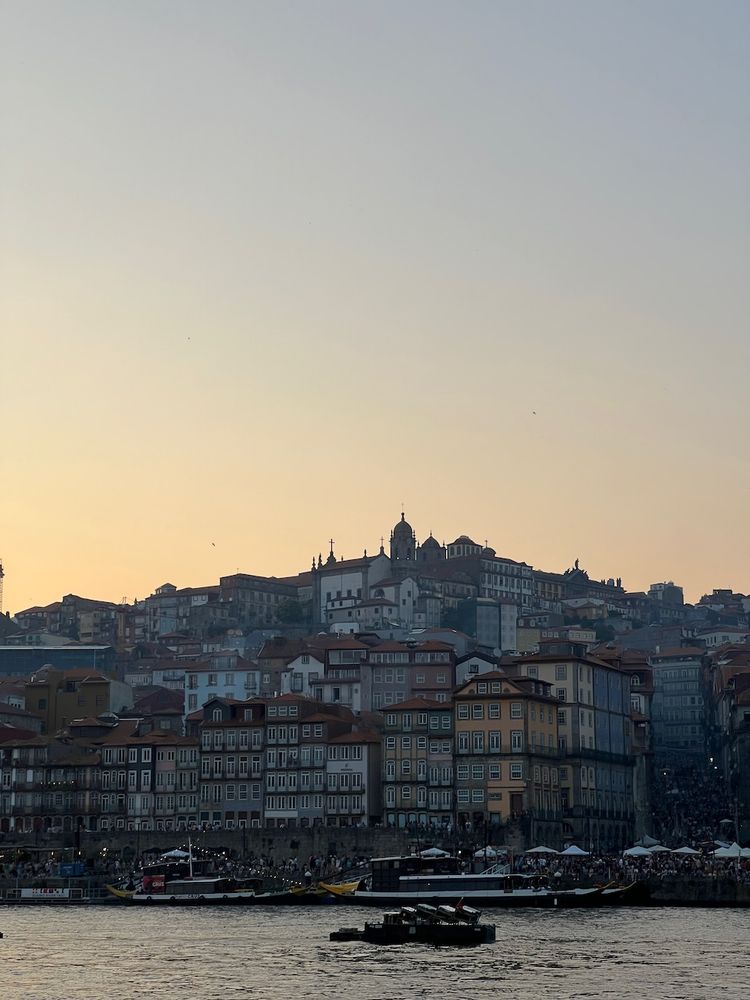 sunset over Porto