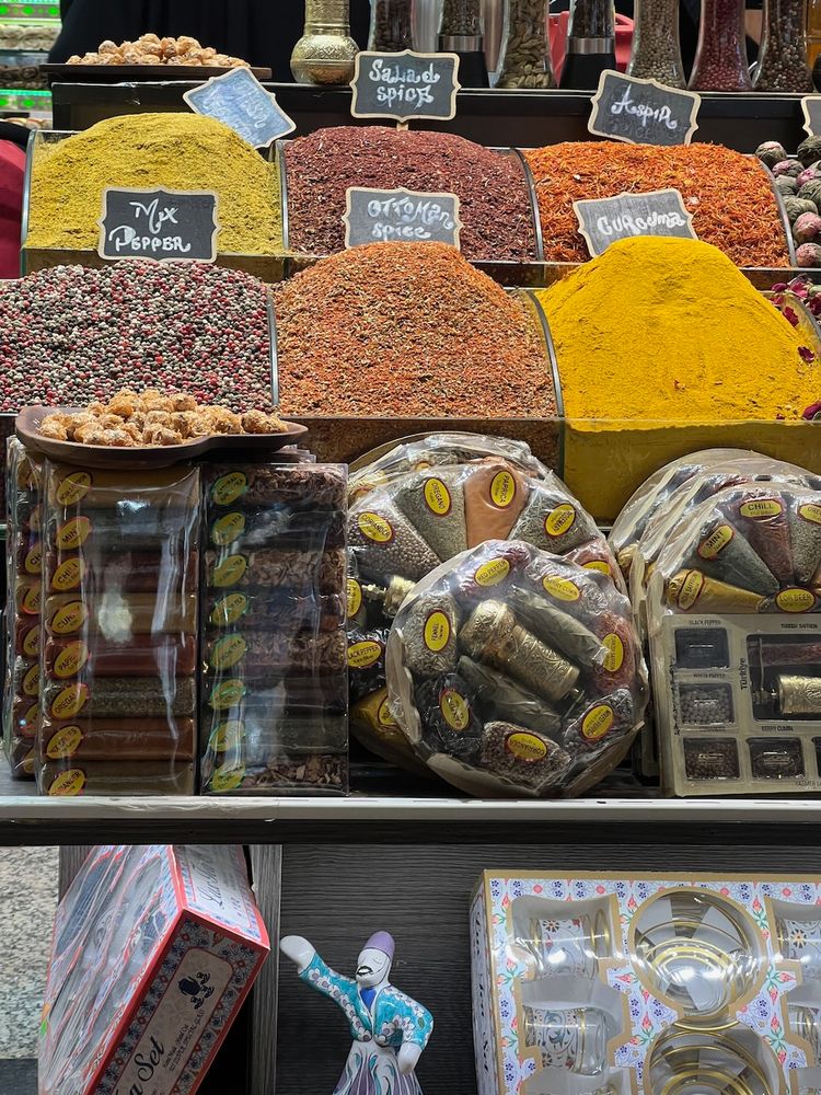 spices in market