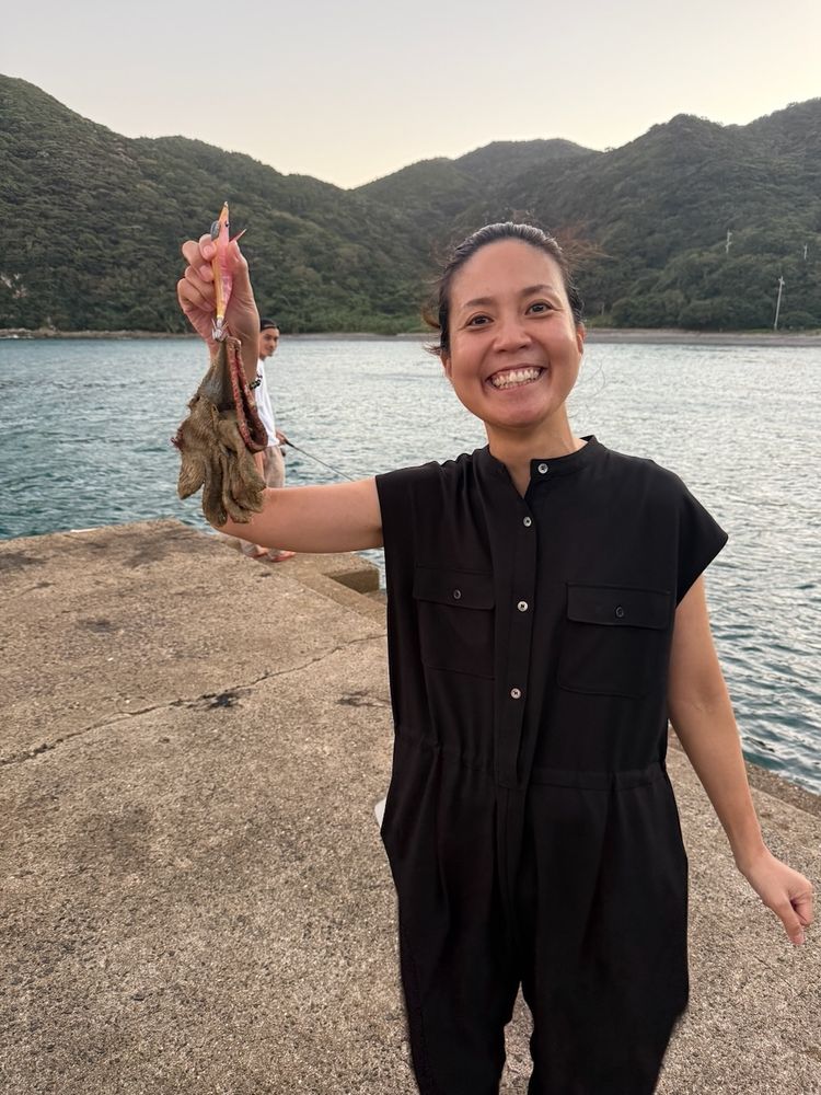 woman holding garbage