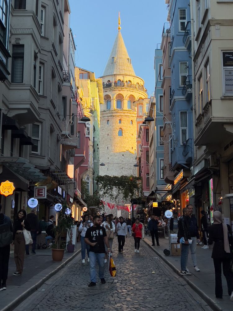 Galata tower from the street