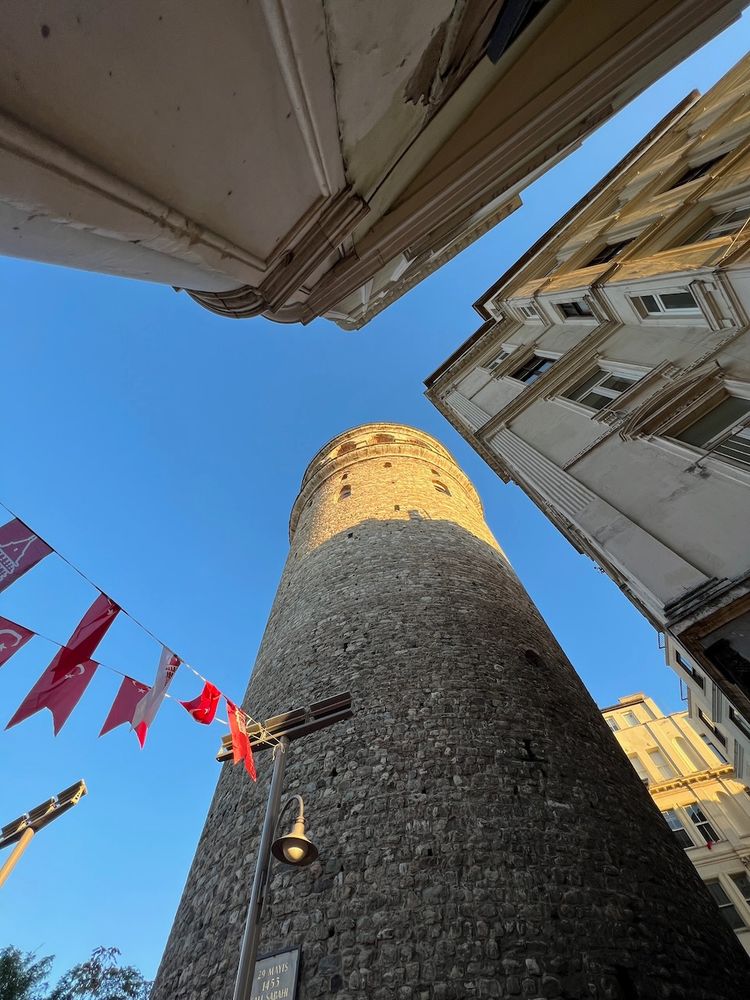 Galata tower from below