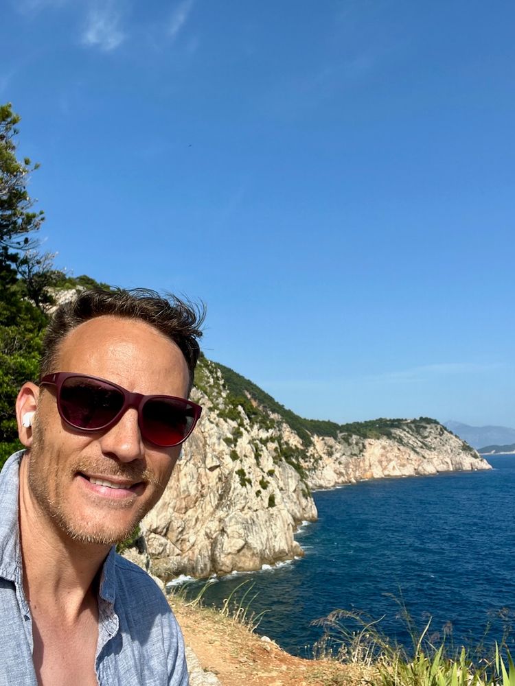 selfie on the cliffs