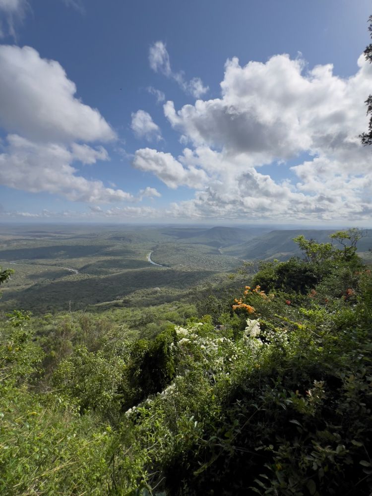 Kenyan landscape from above