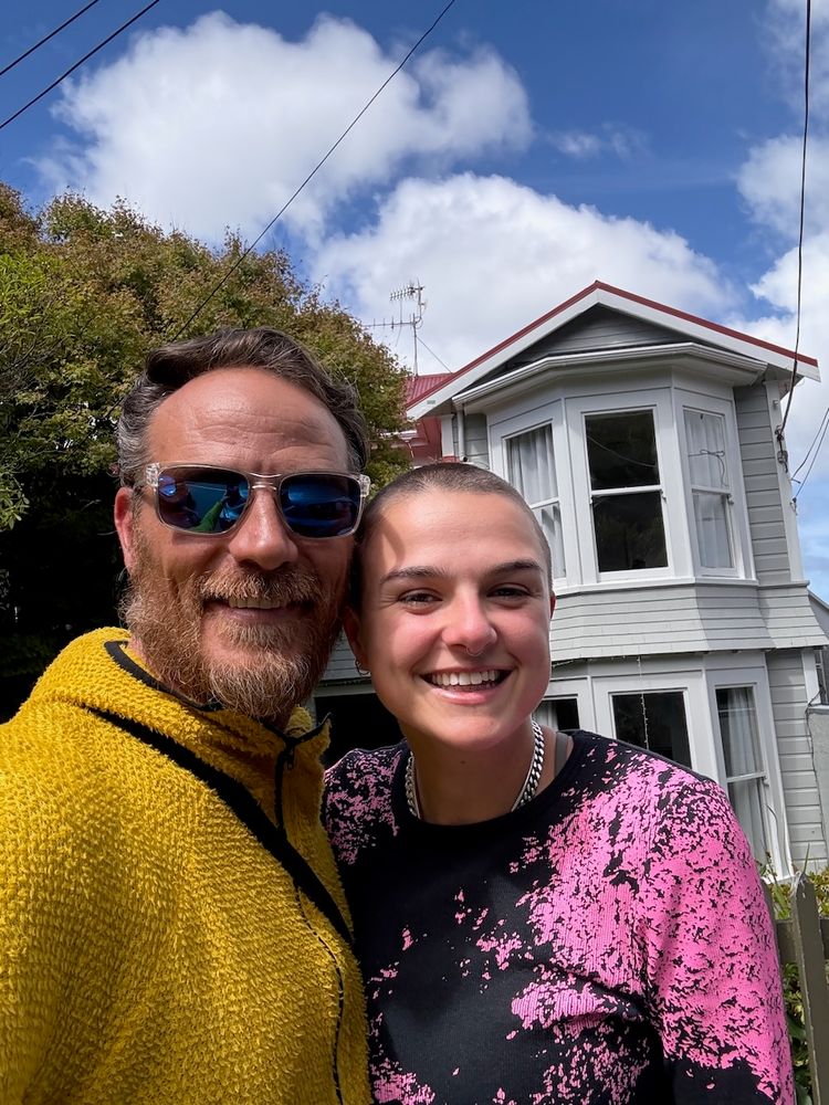two people in selfie
