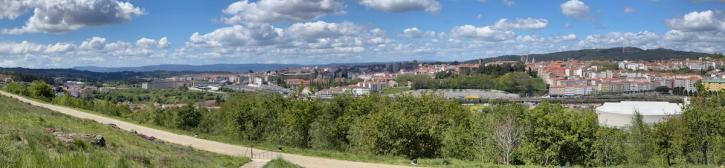 Panoramic view of Santiago de Compostela