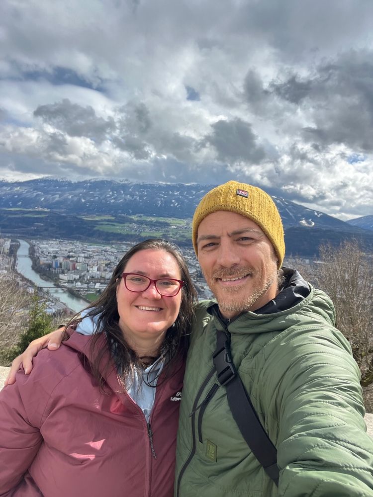 mountain selfie