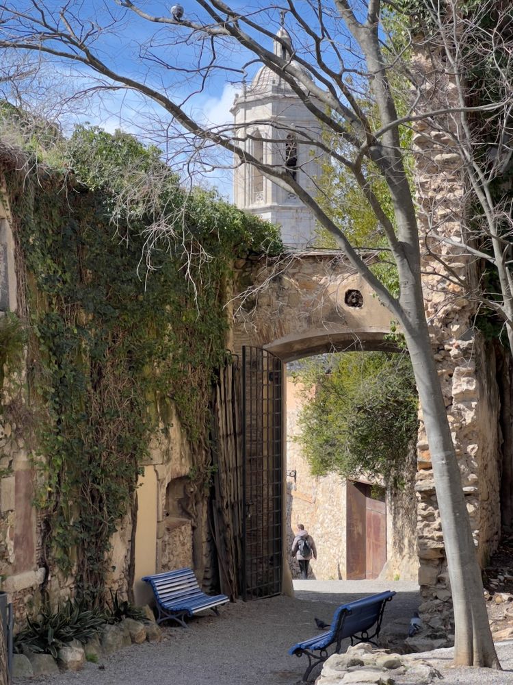 old street with arch